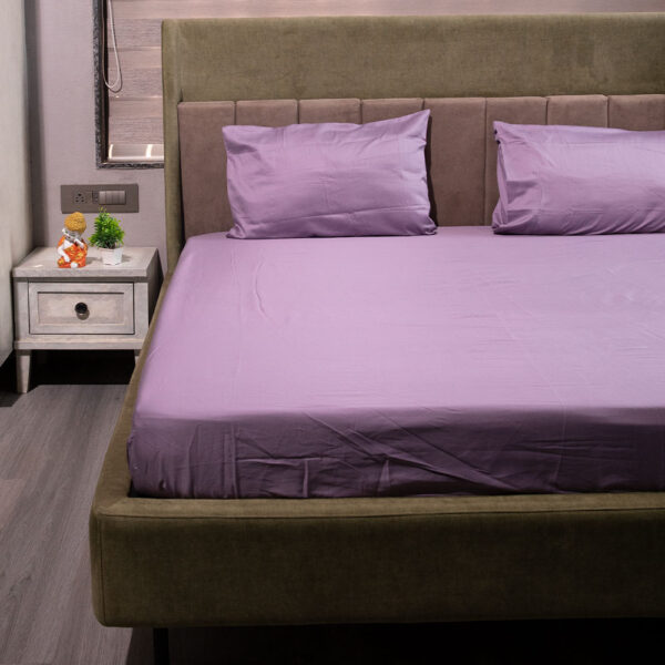 Lavender 500 Thread Count Bed sheet - Image 5