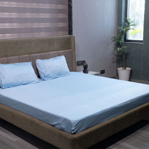 Light Blue 500 Thread Count Bed sheet - Image 6