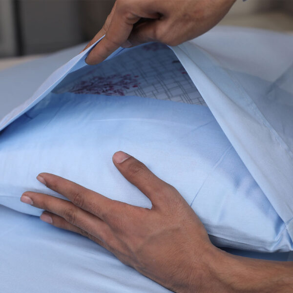 Light Blue 500 Thread Count Bed sheet - Image 3
