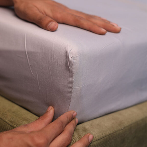 Light Gray 500 Thread Count Bed sheet - Image 8