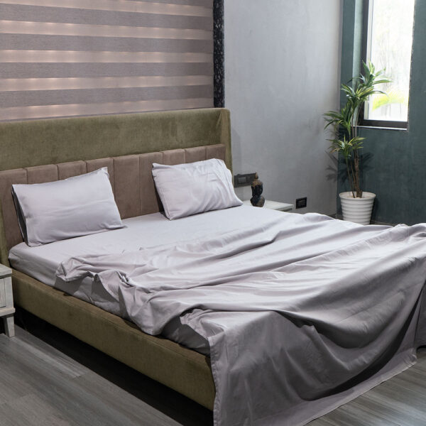 Light Gray 500 Thread Count Bed sheet - Image 6