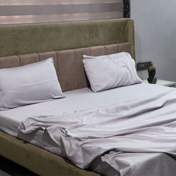 Light Gray 500 Thread Count Bed sheet - Image 5