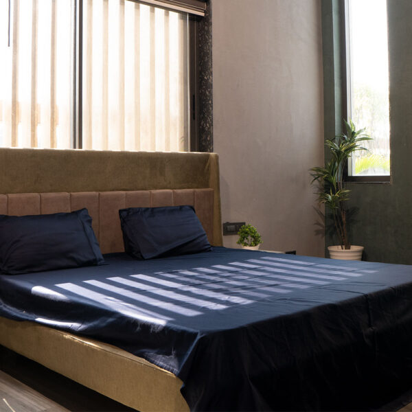 Navy Blue 500 Thread Count Bed sheet - Image 9