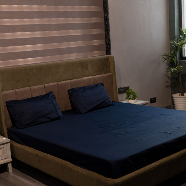 Navy Blue 500 Thread Count Bed sheet - Image 8