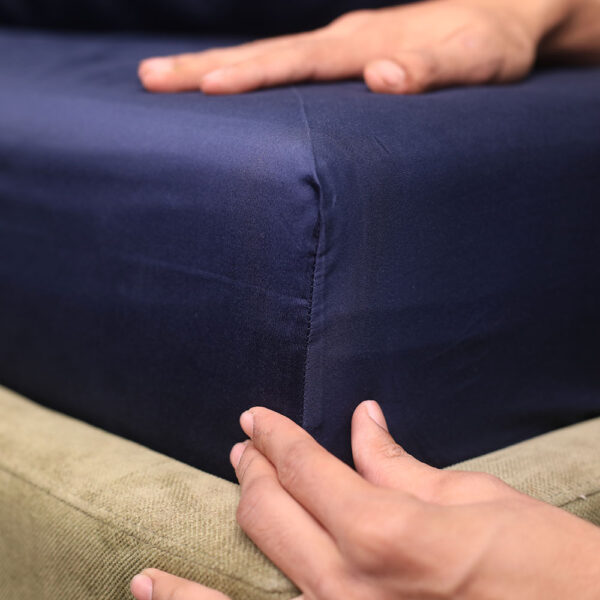 Navy Blue 500 Thread Count Bed sheet - Image 6